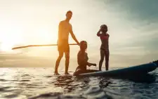 Stand up paddleboarding
