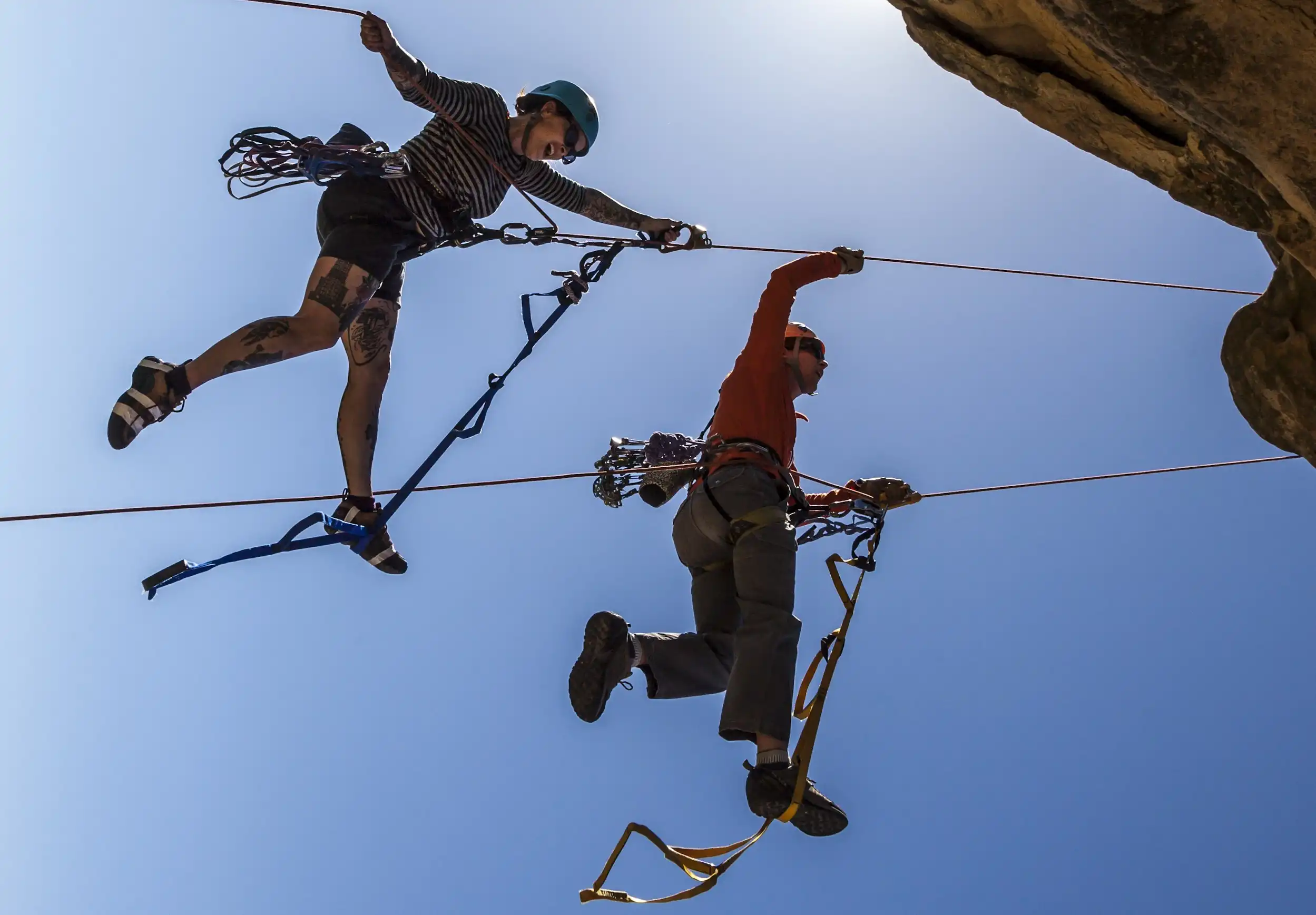 Rappelling