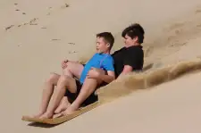 Sand Sledding