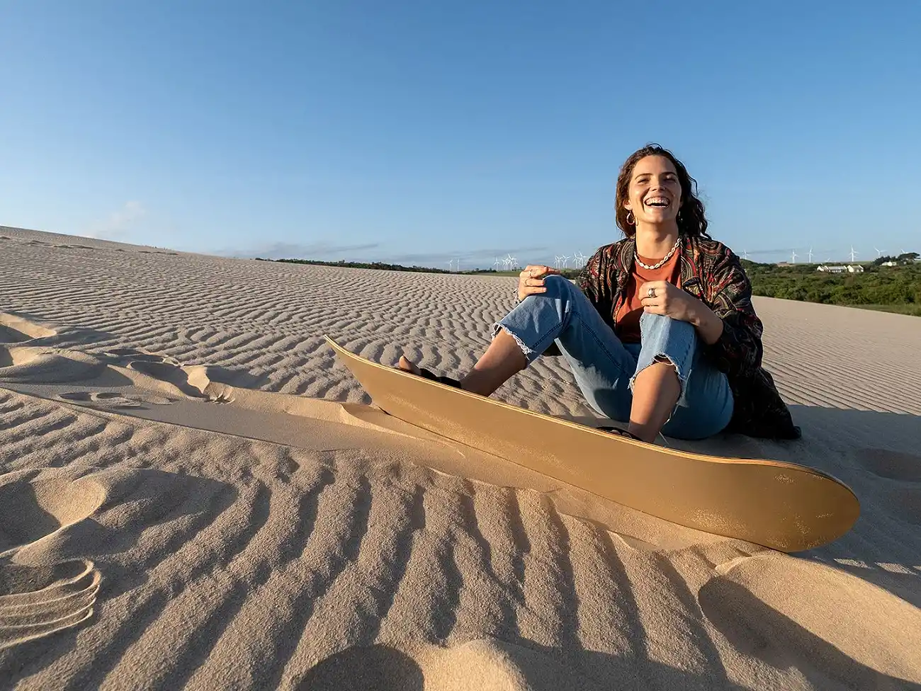 Sandboarding in Oyster Bay