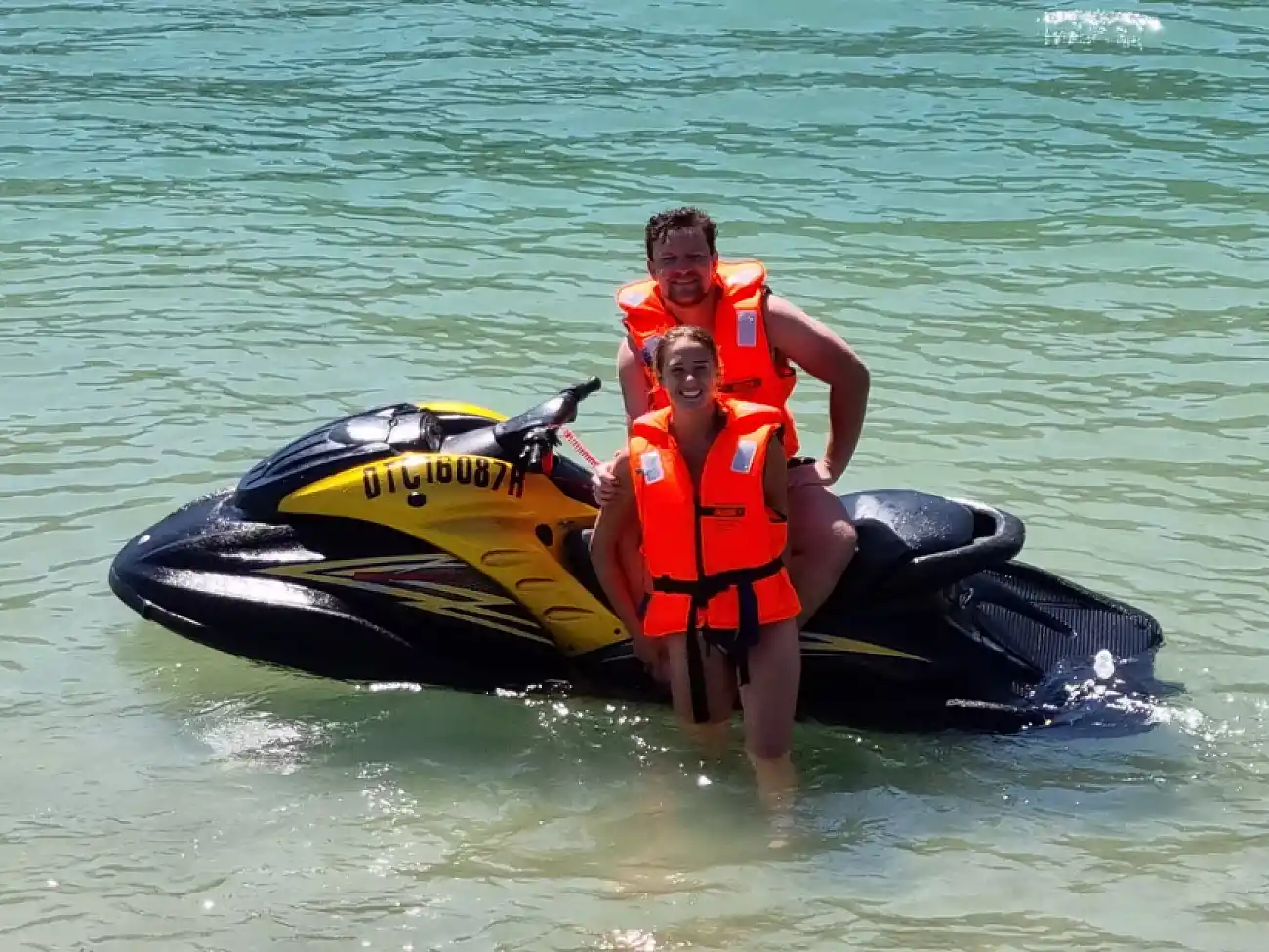 Jet Skiing in False Bay