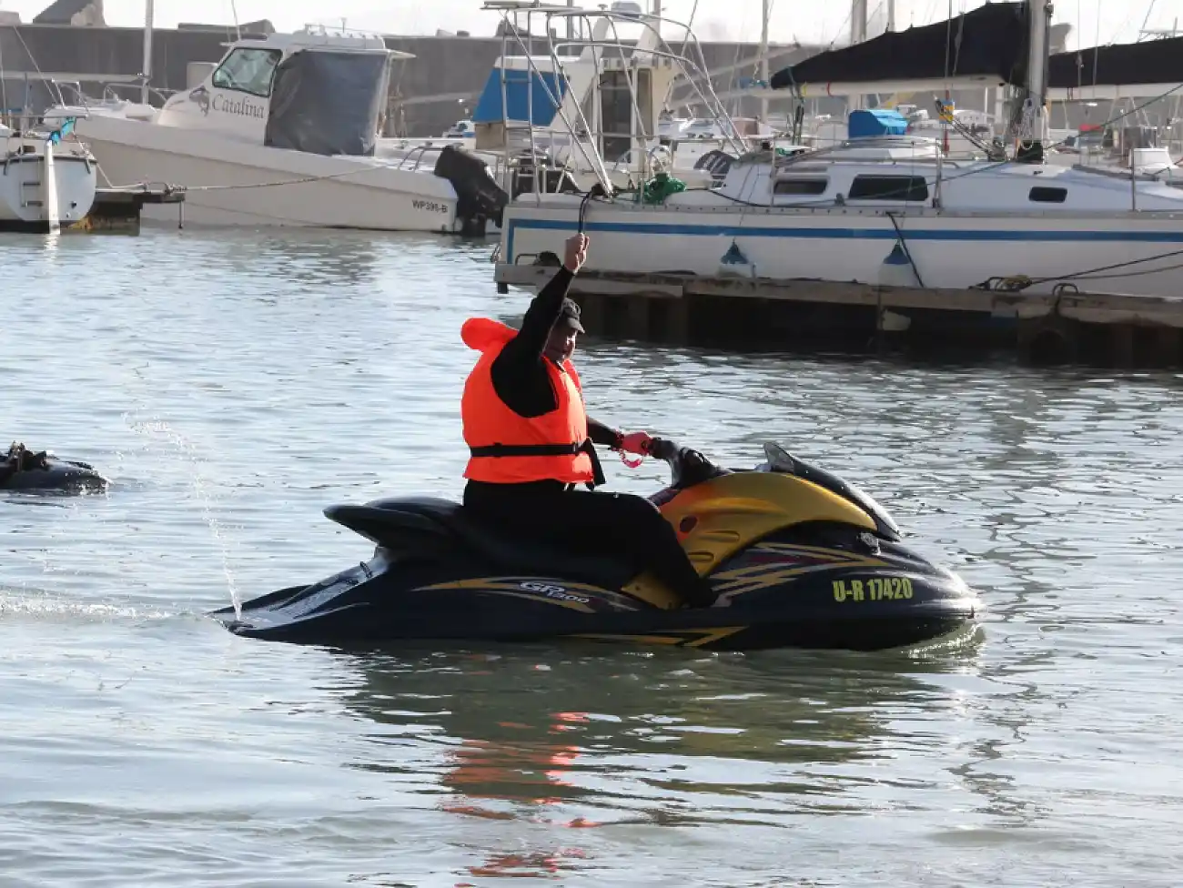 Jet Skiing in Gordons Bay