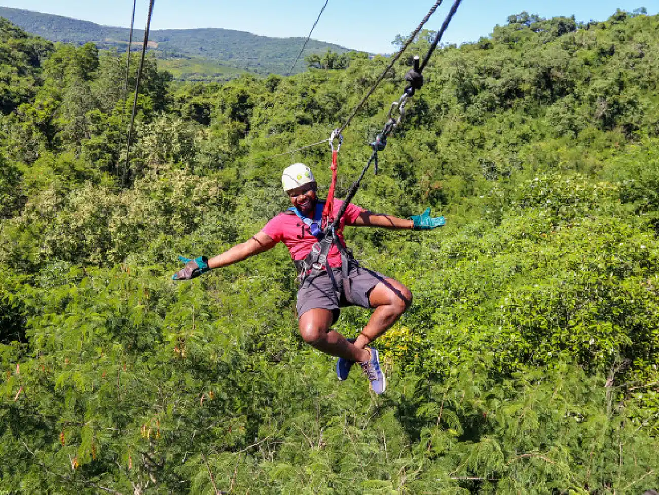 Aerial Cable Trail in the Sabie River Valley