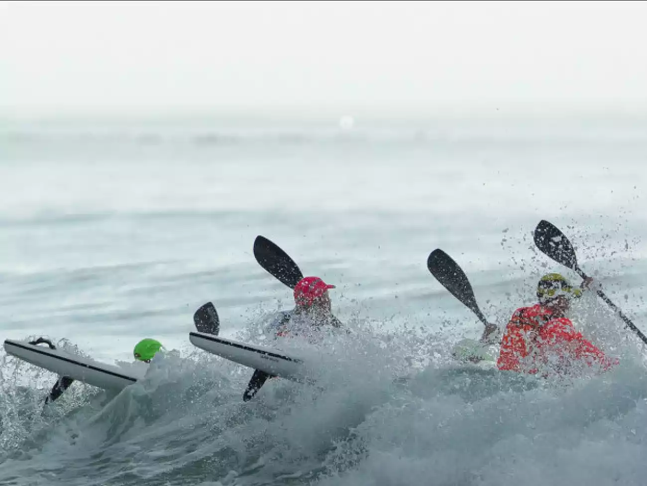 Surfski Paddling in False Bay