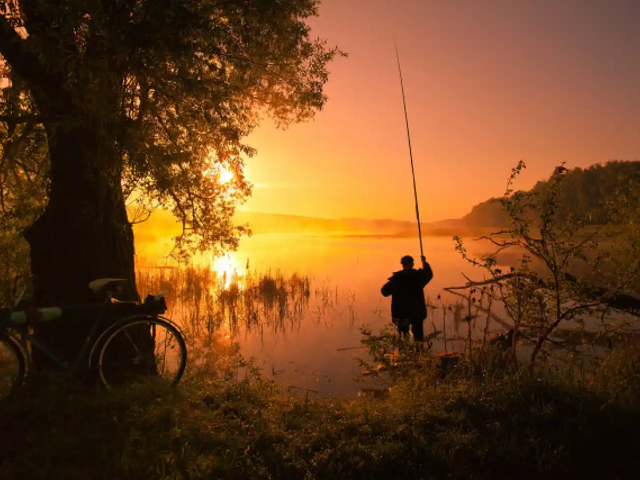 Fishing on the Vaal River