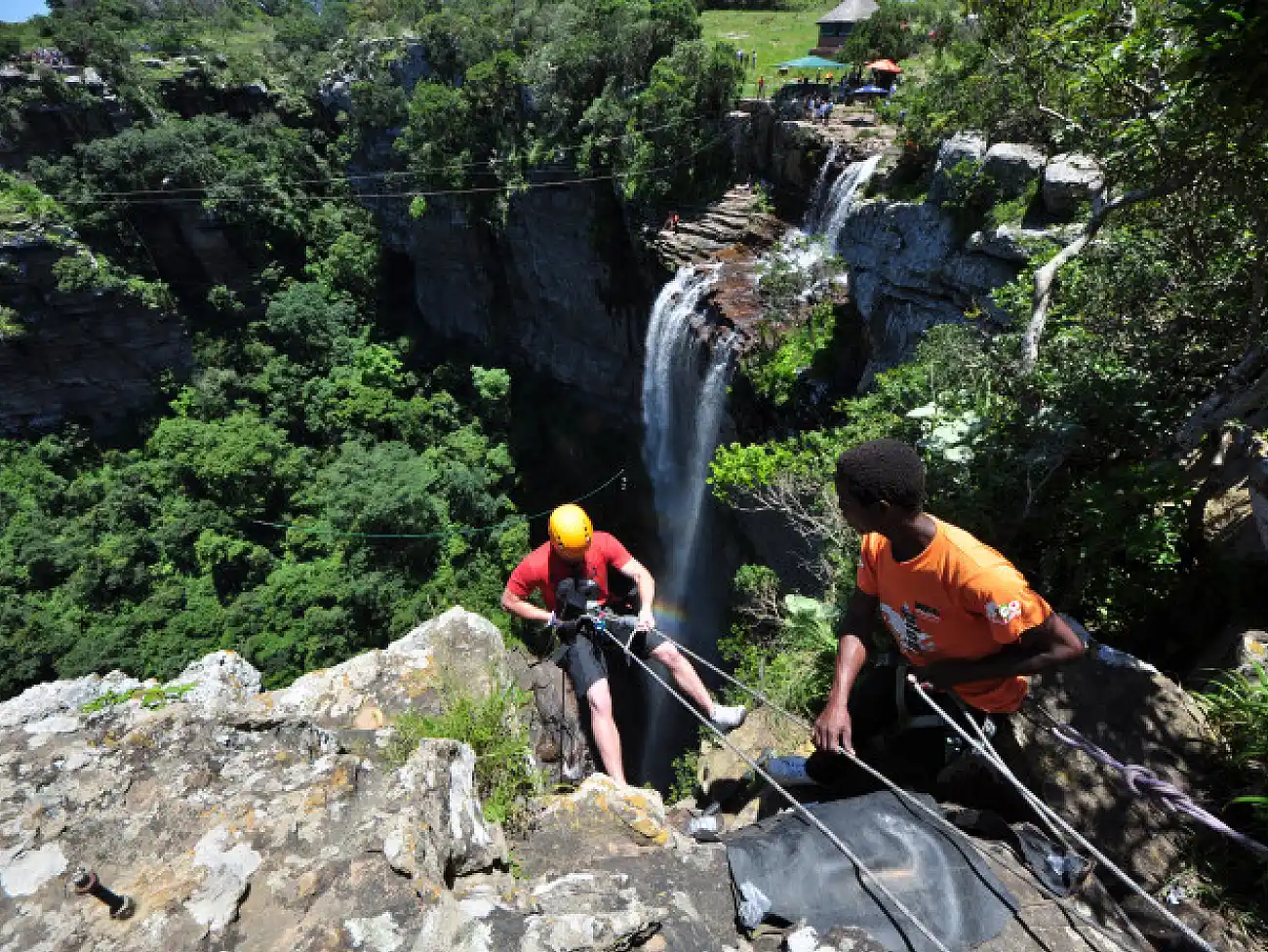 Abseiling in the Oribi Gorge