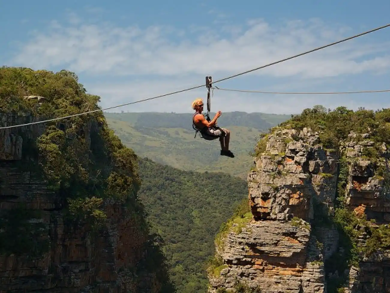 Zip Line on the KwaZulu-Natal South Coast