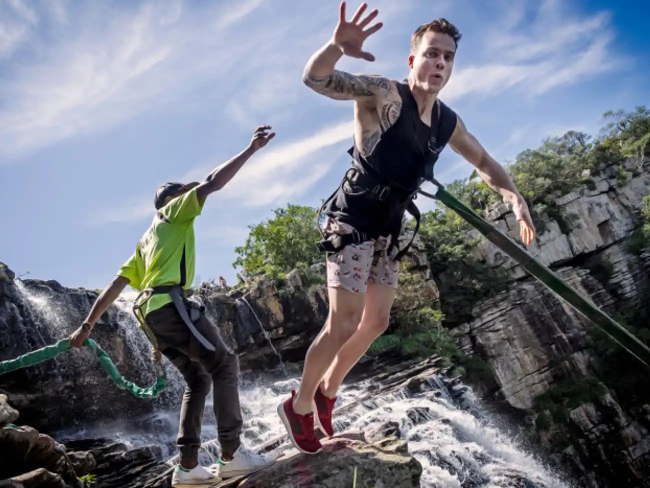 Gorge Swing in the Oribi Gorge