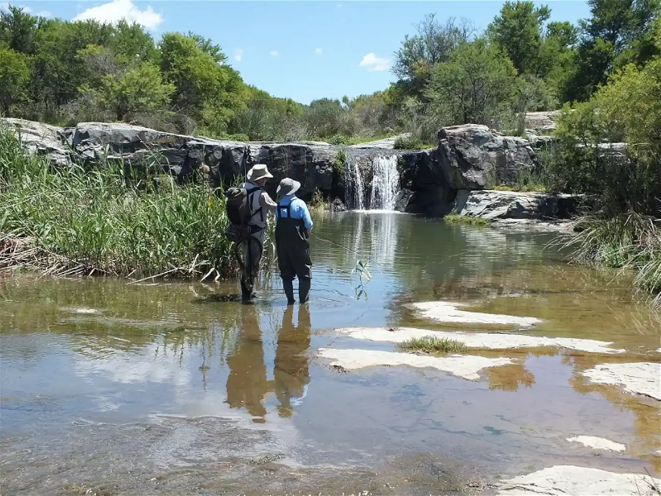 Fishing in the Little Karoo
