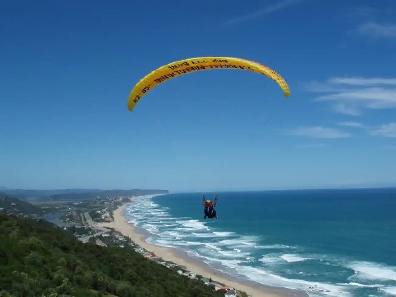 Paragliding in the Wilderness National Park