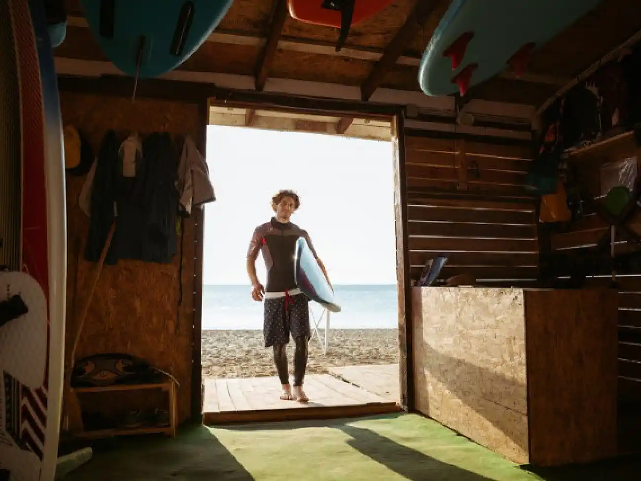 Surfing on the Dolphin Coast