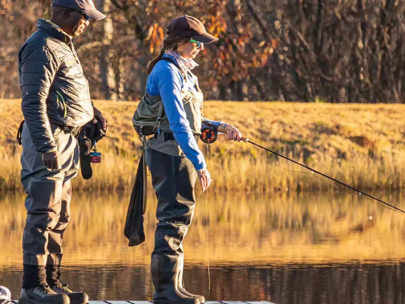 Fly fishing in Dullstroom