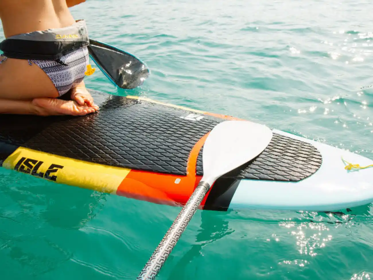 Stand up paddleboarding in Langebaan
