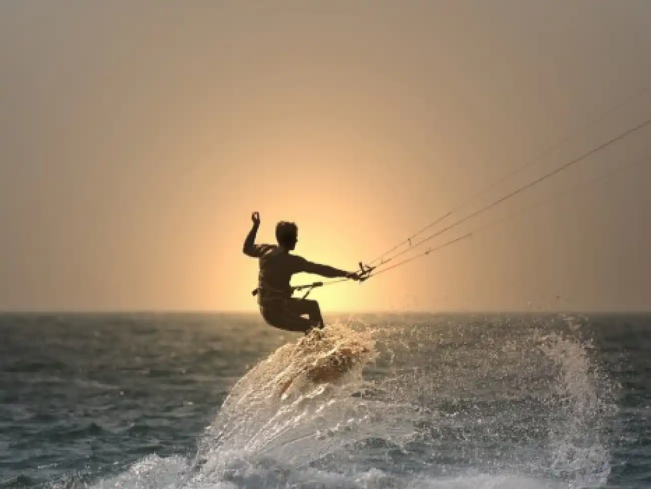 Kiteboarding in Big Bay