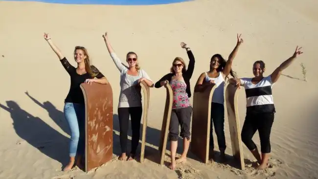Sand Sledding