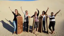 Sand Sledding
