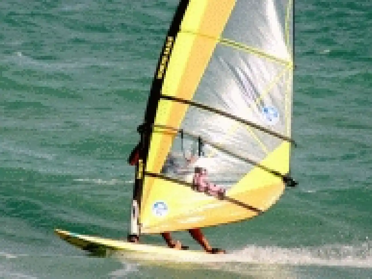 Windsurfing on the Langebaan Lagoon