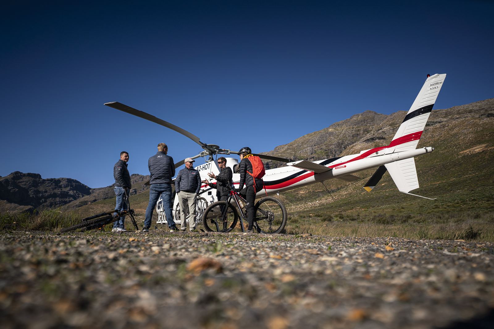 Heli Mountain Biking