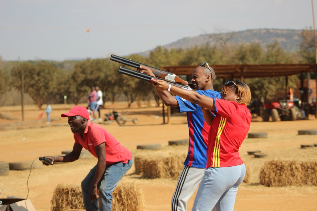 Laser Clay Pigeon Shooting