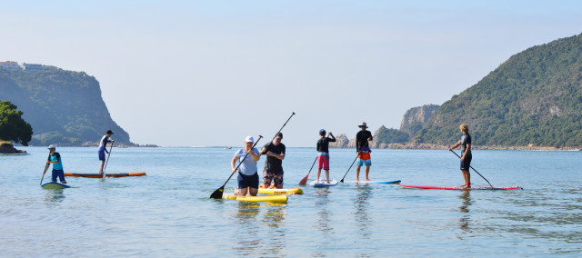 Stand up paddleboarding