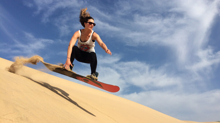 Sandboarding
